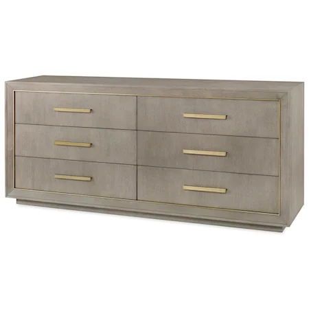 Kendall Contemporary Six Drawer Dresser